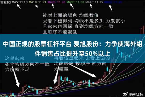 中国正规的股票杠杆平台 爱旭股份：力争使海外组件销售占比提升至50%以上