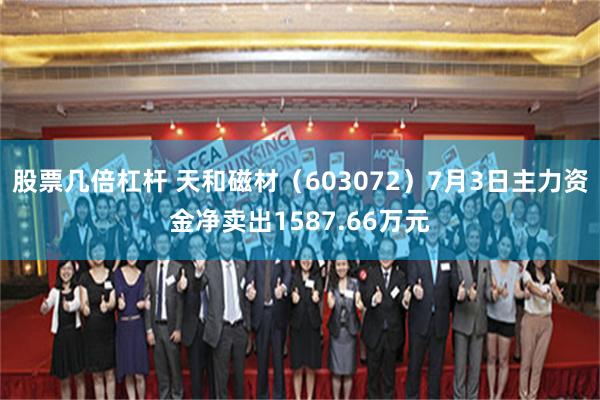 股票几倍杠杆 天和磁材（603072）7月3日主力资金净卖出1587.66万元