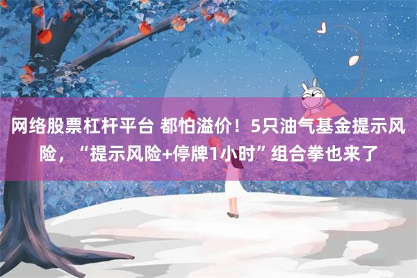 网络股票杠杆平台 都怕溢价！5只油气基金提示风险，“提示风险+停牌1小时”组合拳也来了