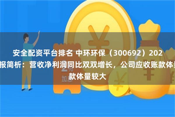 安全配资平台排名 中环环保（300692）2025年中报简析：营收净利润同比双双增长，公司应收账款体量较大