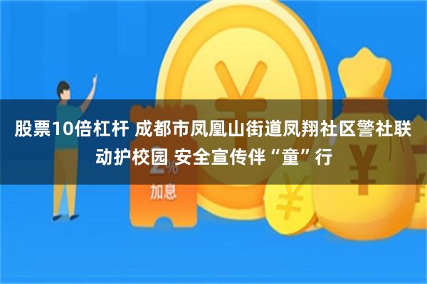 股票10倍杠杆 成都市凤凰山街道凤翔社区警社联动护校园 安全宣传伴“童”行