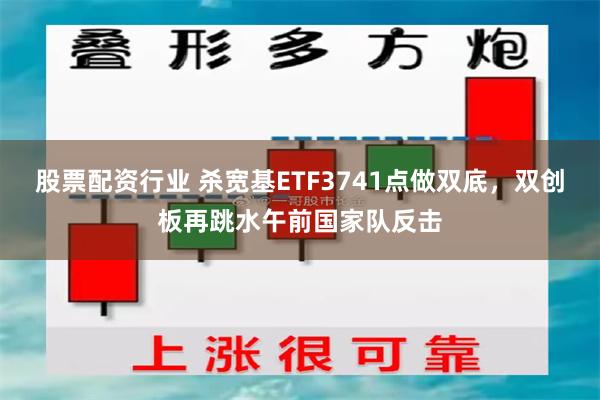 股票配资行业 杀宽基ETF3741点做双底，双创板再跳水午前国家队反击
